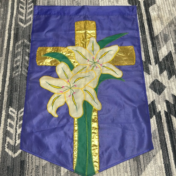 Easter nylon flag approx 44”x28” - Picture 2 of 4